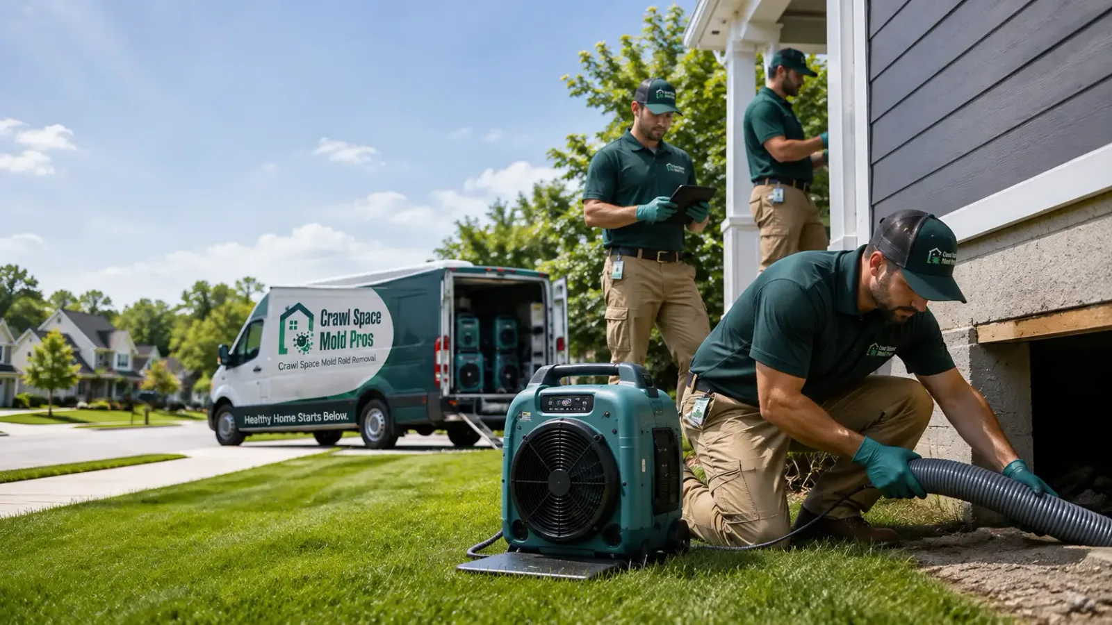 Crawl Space Mold Removal in Monroe, ME